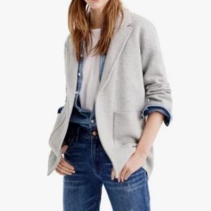 J Crew Sophie Open-Front Sweater Blazer, XS